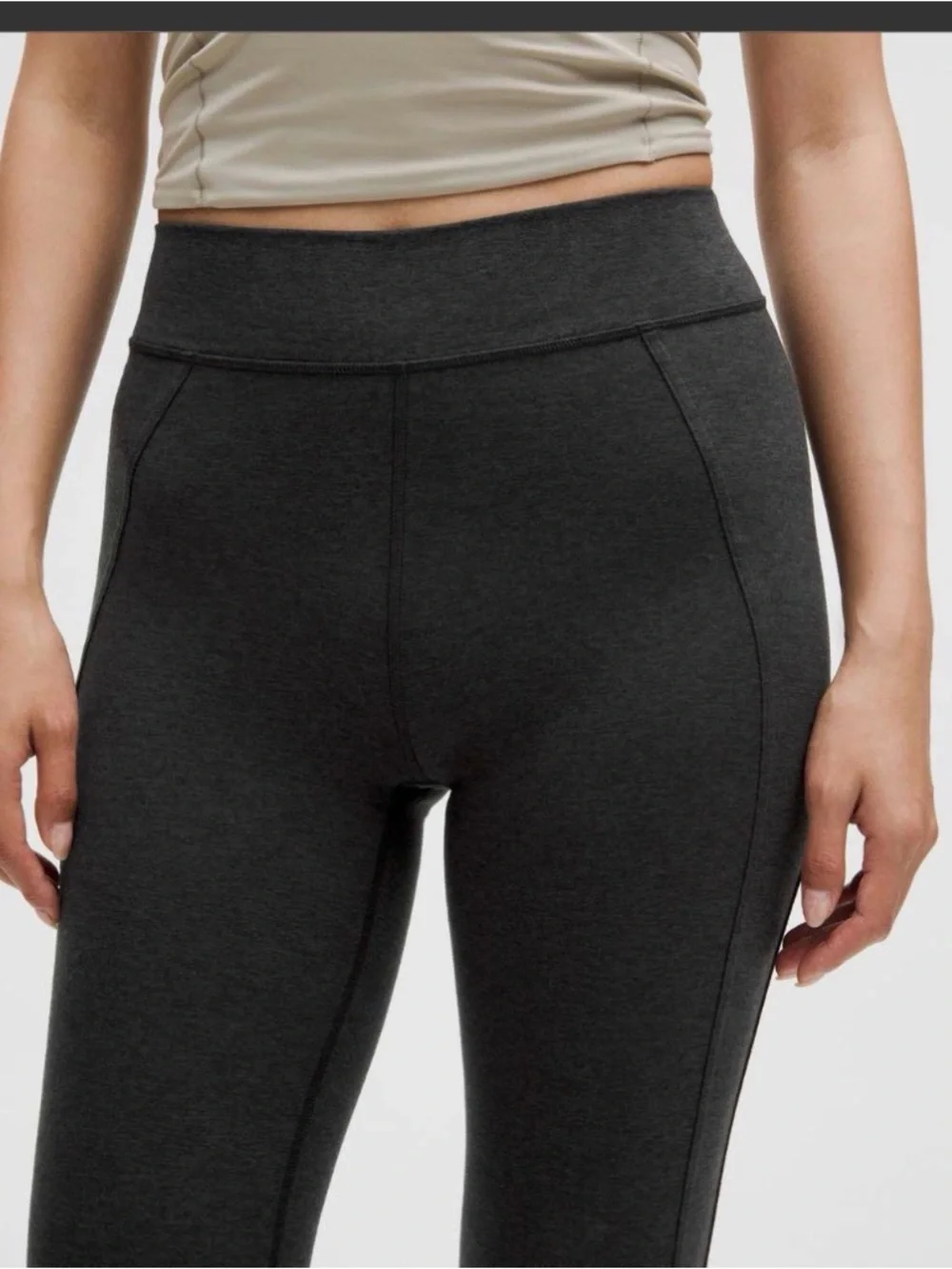 Lululemon Soft Sueded Split-Hem High-Rise Mini-Flare Pant size 8 Perfect Cond